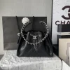 CHANEL Bucket Bags Caviar Leather (Black-Silver) 30X26X14CM F50202608073192