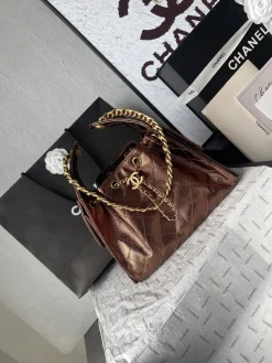 Alternative view of CHANEL Bucket Bags Caviar Leather (Bronze-Gold) 30X26X14CM F50202608073188