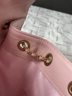 Alternative view of CHANEL Bucket Bags Caviar Leather (Pink-Gold) 30X26X14CM F50202608073199