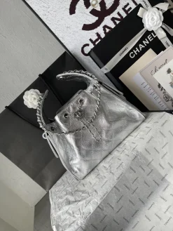 Alternative view of CHANEL Bucket Bags Caviar Leather (Silver) 30X26X14CM F50202608073196