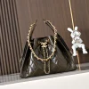 CHANEL Bucket Bags Waxed Leather (Dark Green-Gold) 30X26X14CM A000202608071603