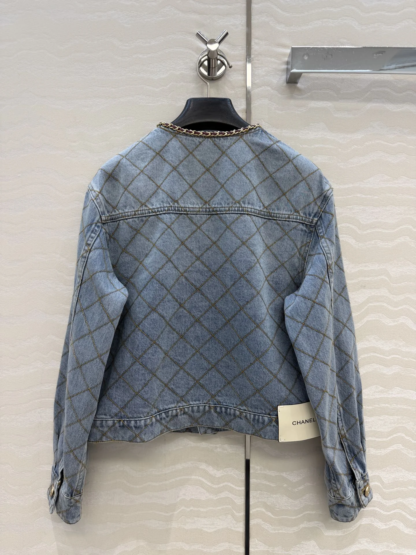 CHANEL Coats Organic Cotton Denim 36 C20202608040346 - Image 9