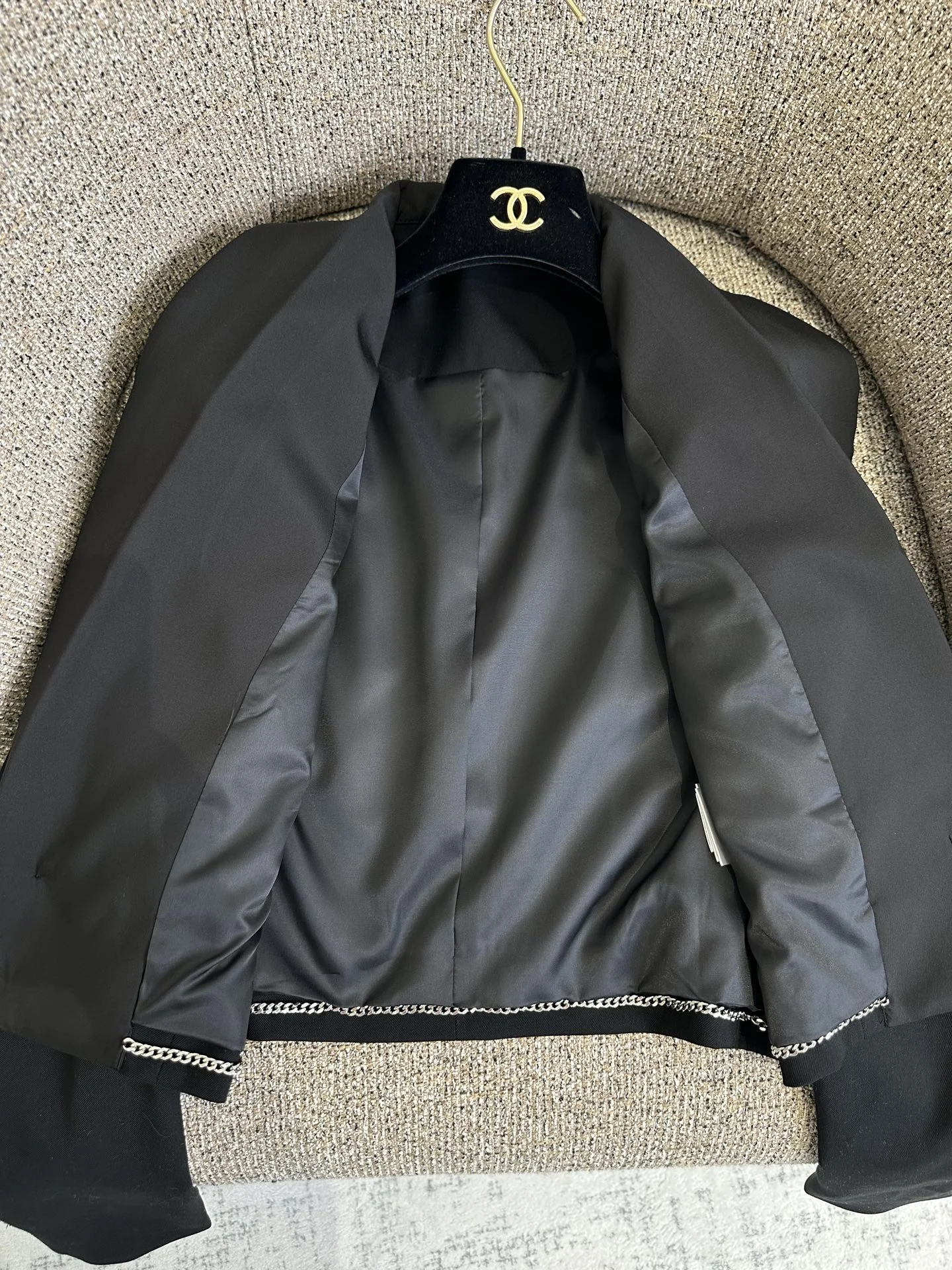 CHANEL Coats Satin Fabric S-M-L C45202608040376