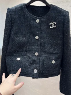 Alternative view of CHANEL Coats Tweed 36-40 C30202608040385