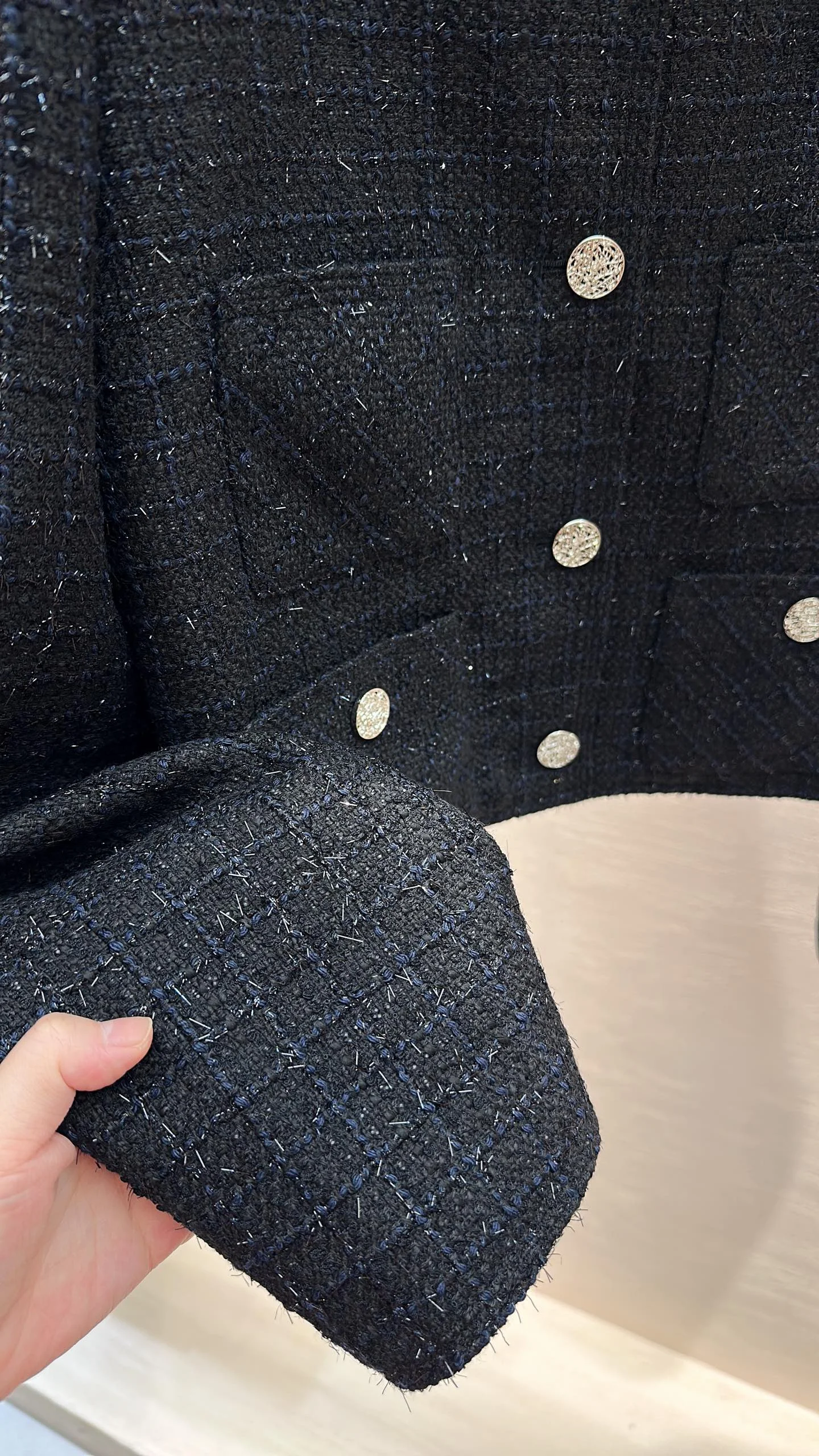 CHANEL Coats Tweed 36-40 C30202608040385 - Image 3