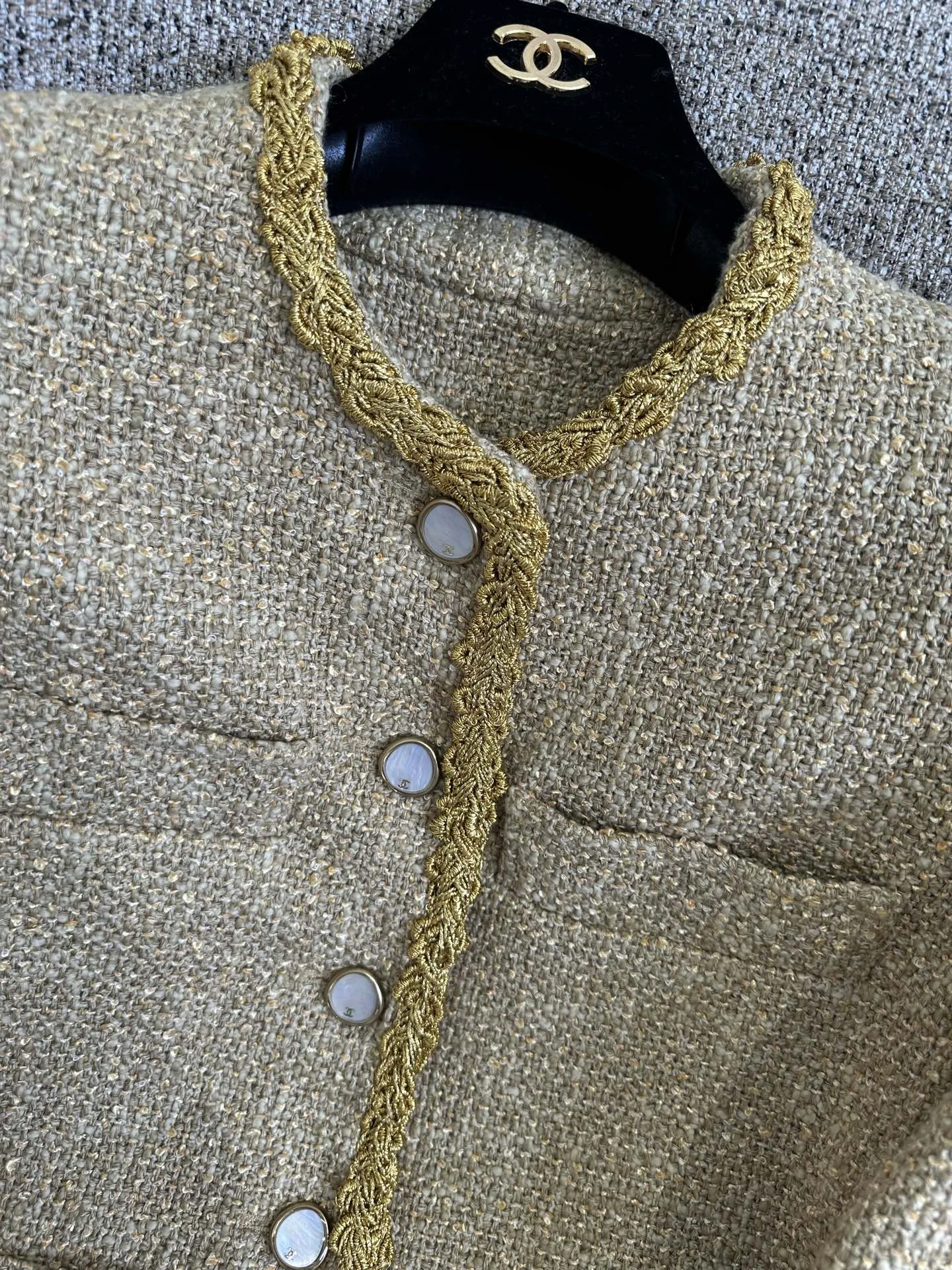 CHANEL Coats Tweed Blend S M L D75202608040374 - Image 4