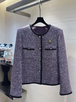 CHANEL Coats Tweed Blend S M L XL C60202608040381