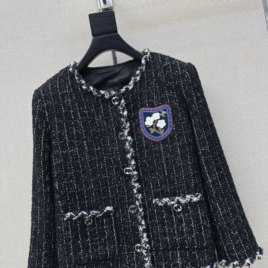 CHANEL Coats Tweed S M L C85202608040709 - Image 2