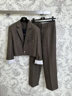 Alternative view of CHANEL Coats Tweed S-M-L C95202608040367
