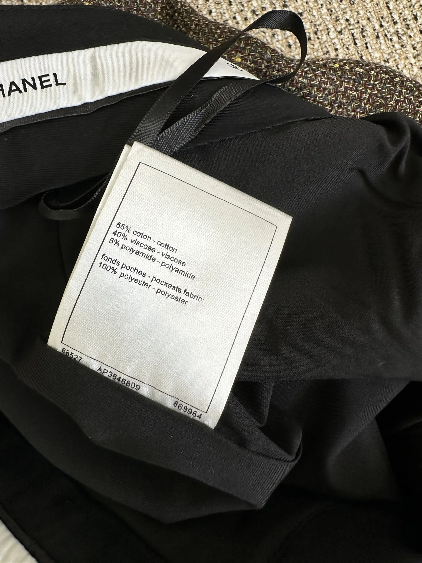 CHANEL Coats Tweed S-M-L C95202608040367 - Image 9