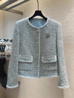 Alternative view of CHANEL Coats Tweed S M L XL C90202608040394