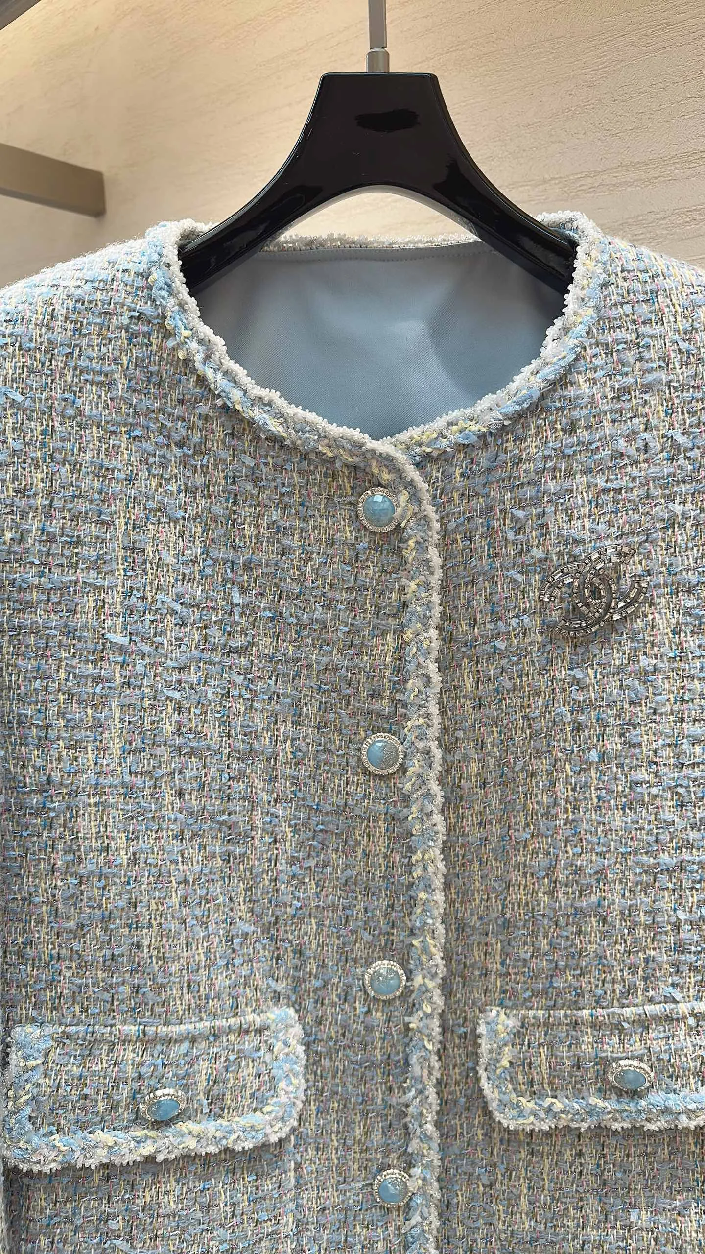 CHANEL Coats Tweed S M L XL C90202608040394 - Image 4