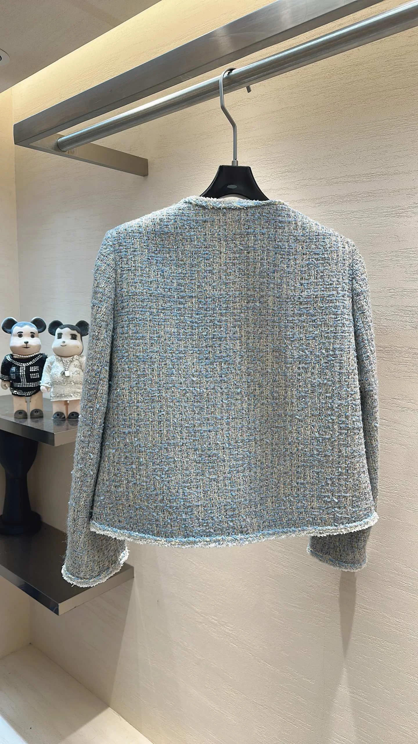 CHANEL Coats Tweed S M L XL C90202608040394 - Image 7