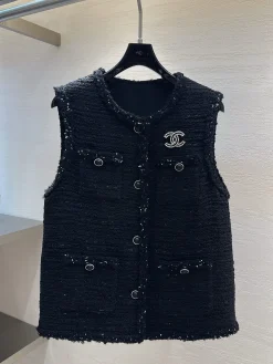Alternative view of CHANEL Coats Tweed S-XL C30202608040392