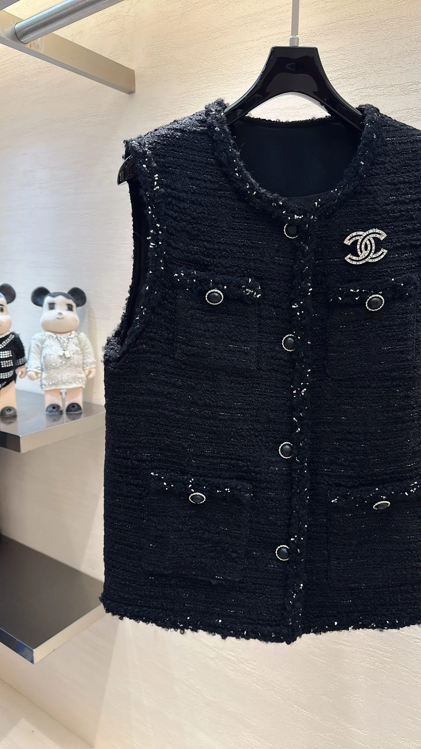 CHANEL Coats Tweed S-XL C30202608040392 - Image 3