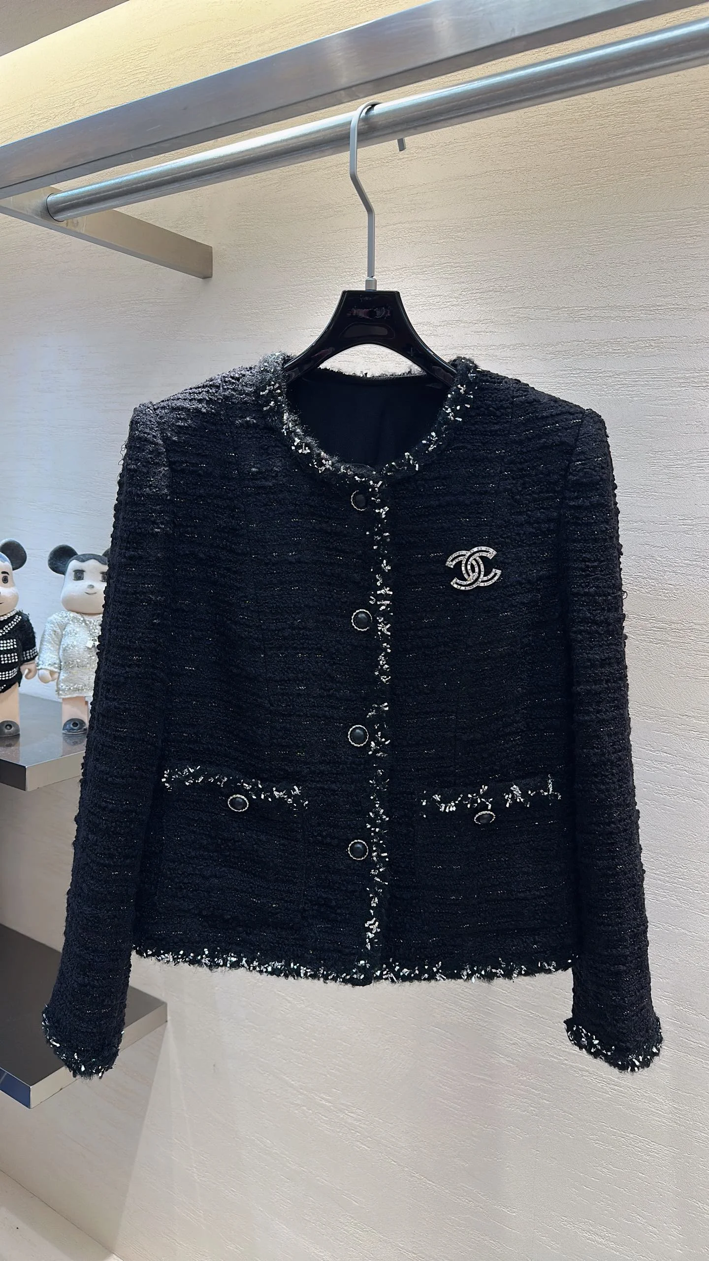 CHANEL Coats Tweed S-XL C60202608040393 - Image 2