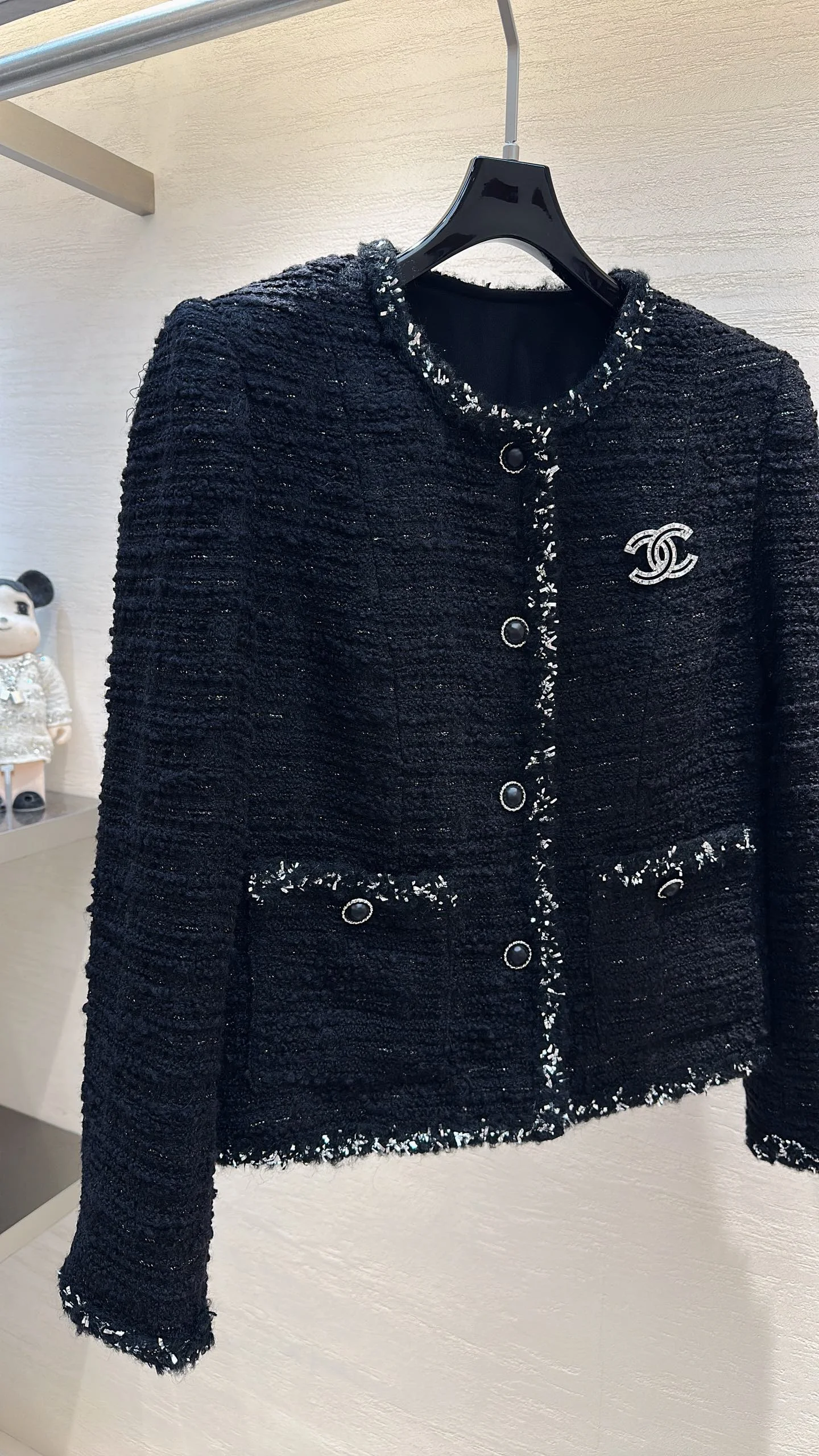 CHANEL Coats Tweed S-XL C60202608040393 - Image 5