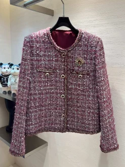 CHANEL Coats Tweed S-XL D20202608040382