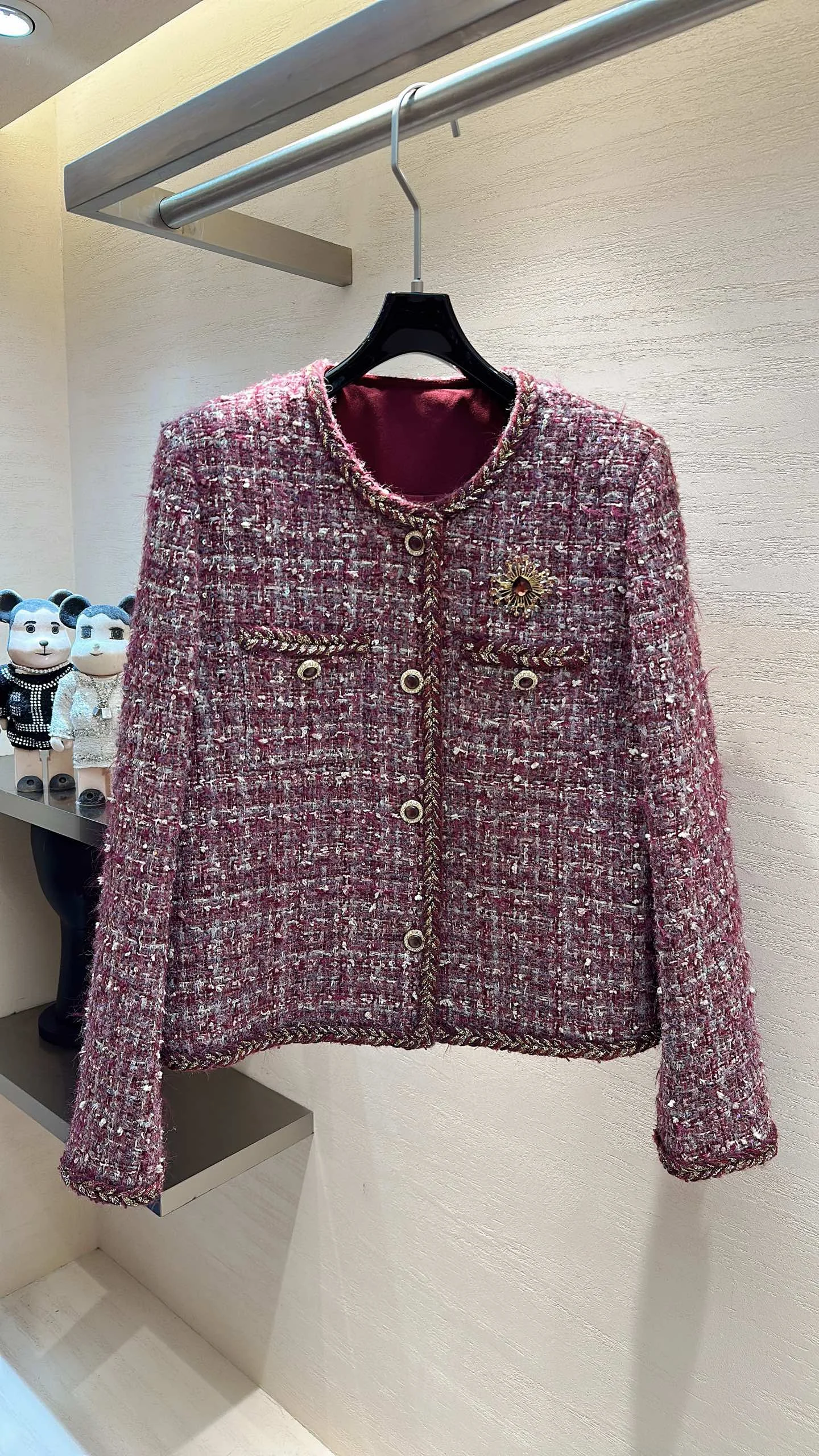 CHANEL Coats Tweed S-XL D20202608040382