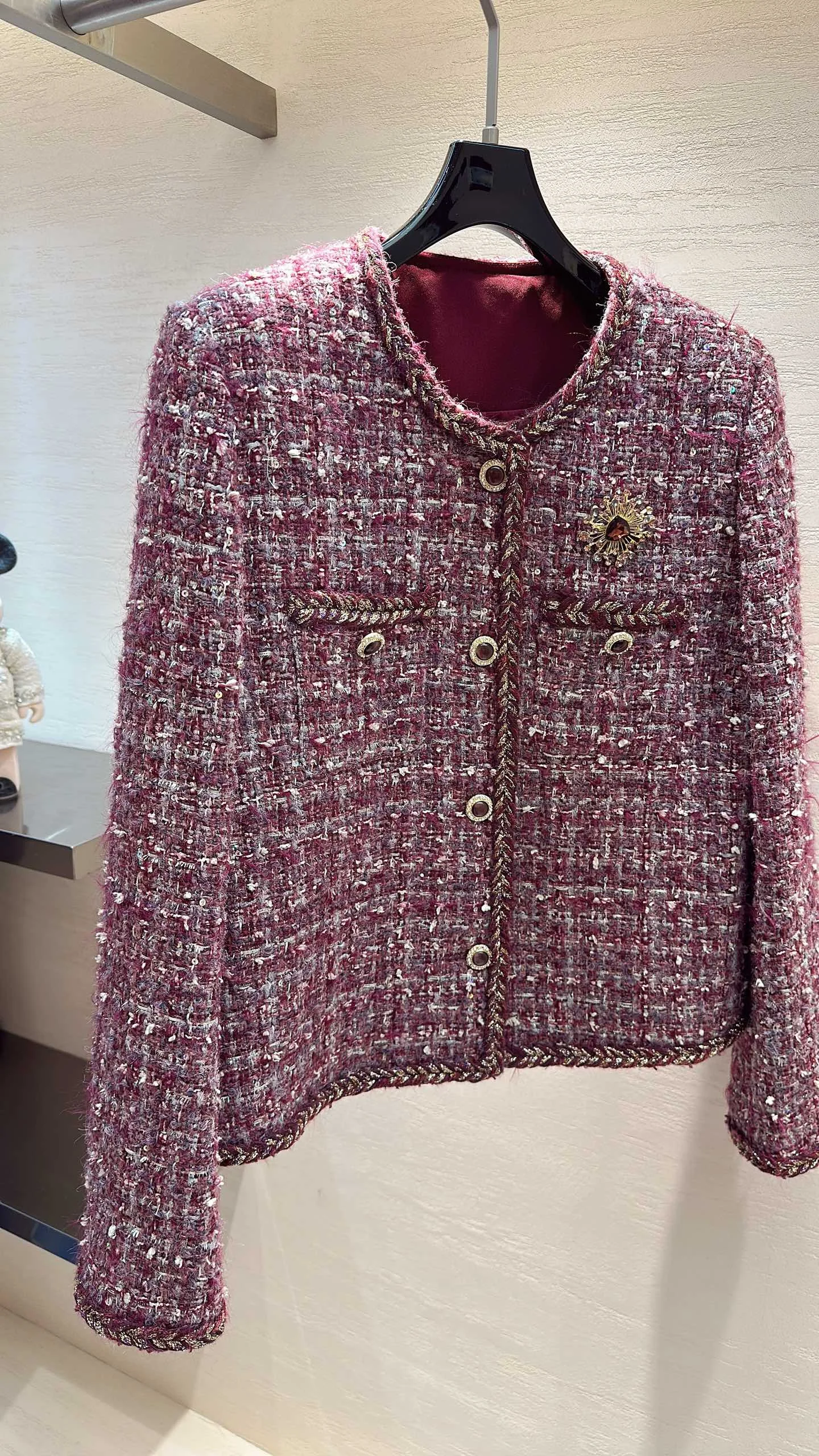CHANEL Coats Tweed S-XL D20202608040382 - Image 2