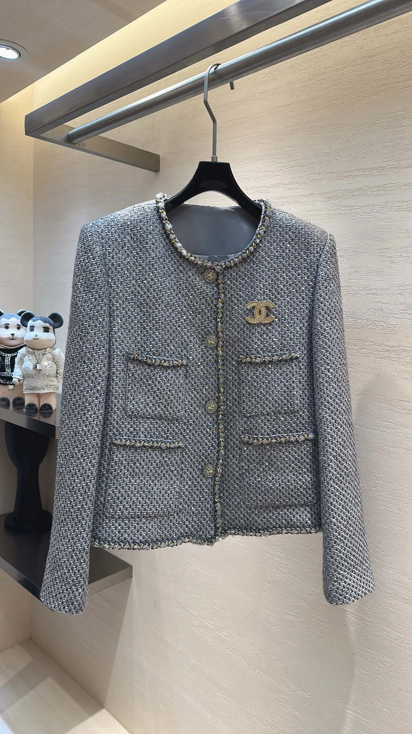 CHANEL Coats Tweed S-XL D20202608040383