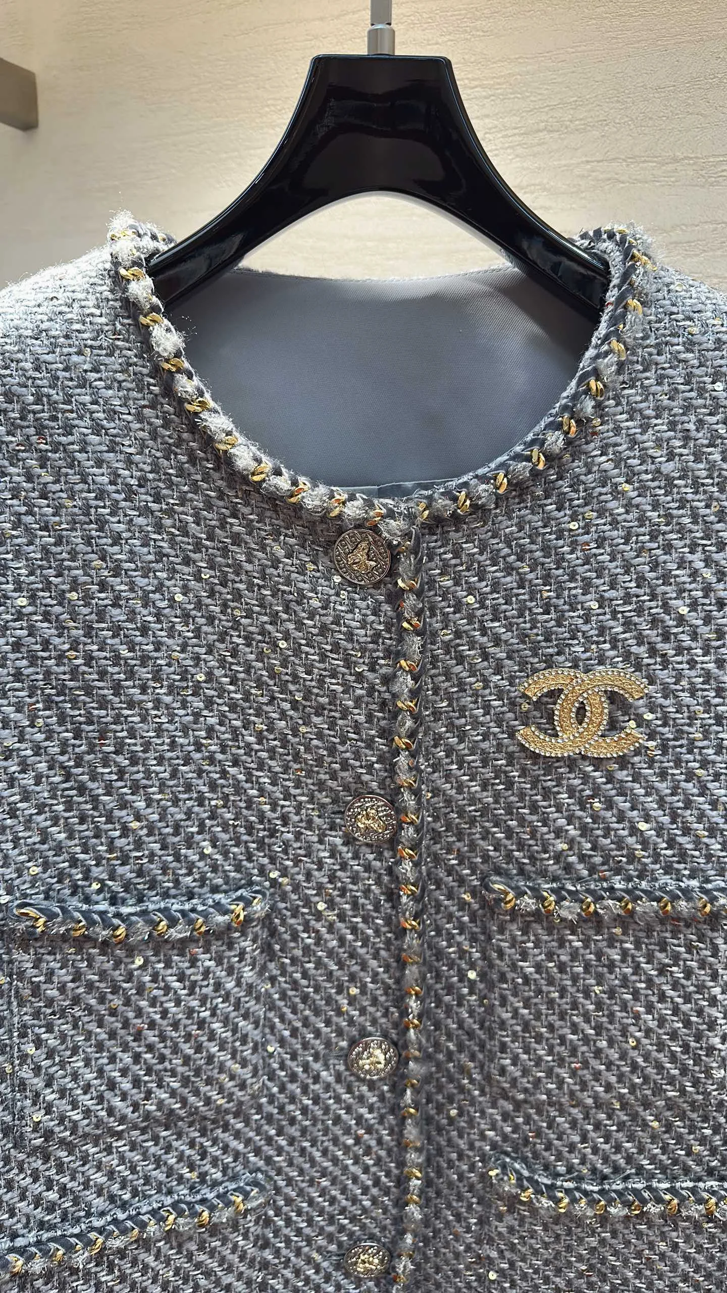 CHANEL Coats Tweed S-XL D20202608040383 - Image 3