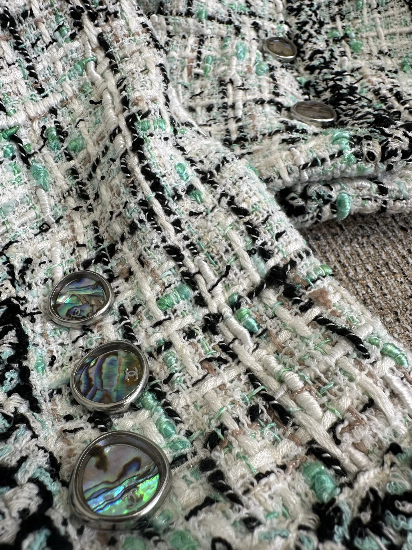 CHANEL Coats Tweed SML D65202608040377 - Image 3