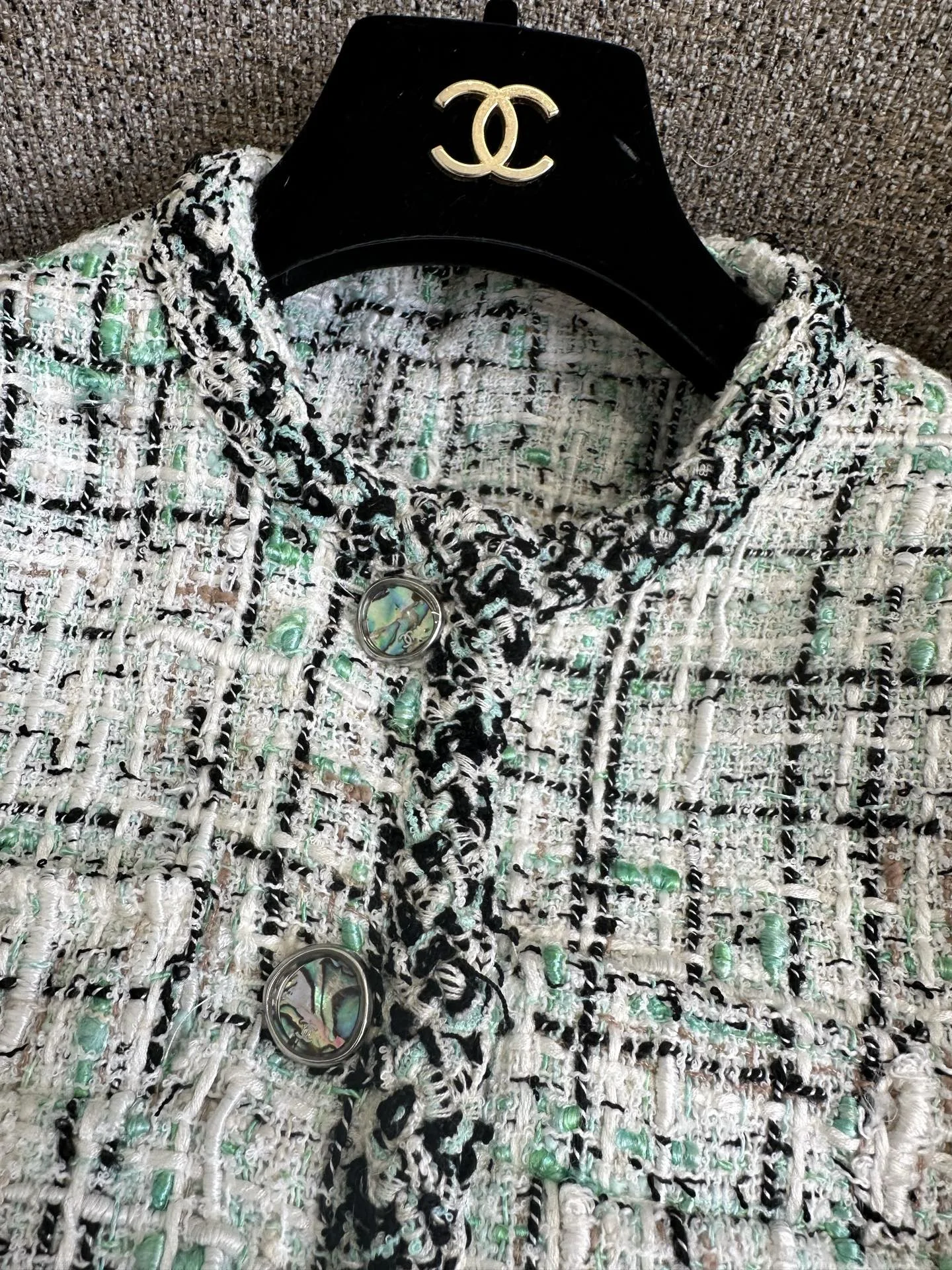 CHANEL Coats Tweed SML D65202608040377 - Image 4