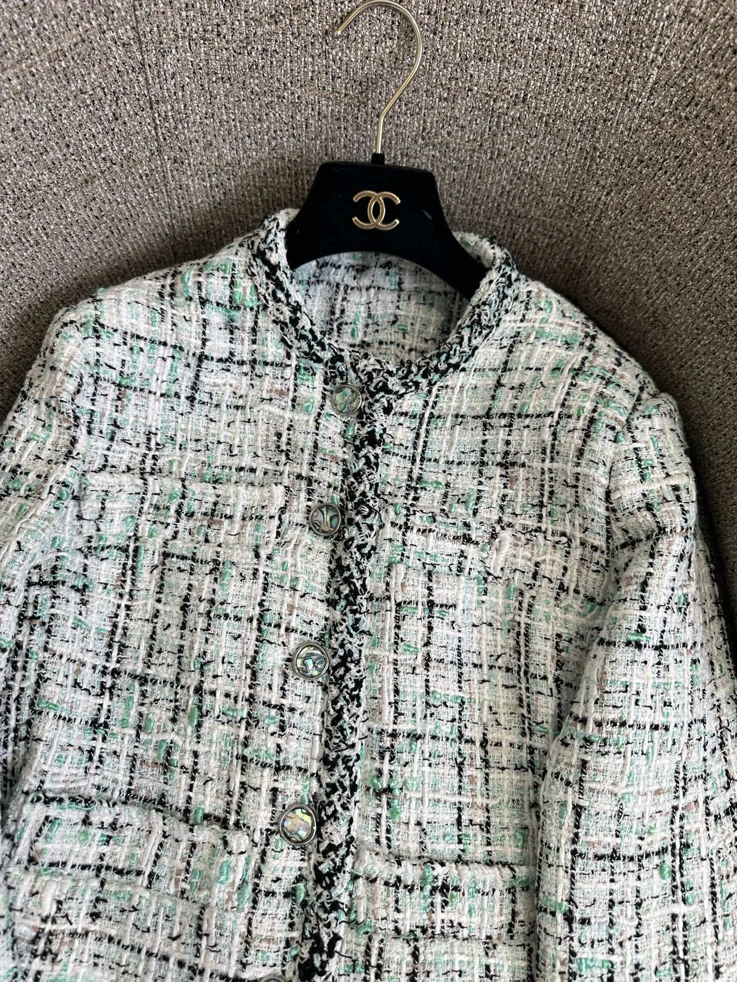 CHANEL Coats Tweed SML D65202608040377 - Image 5