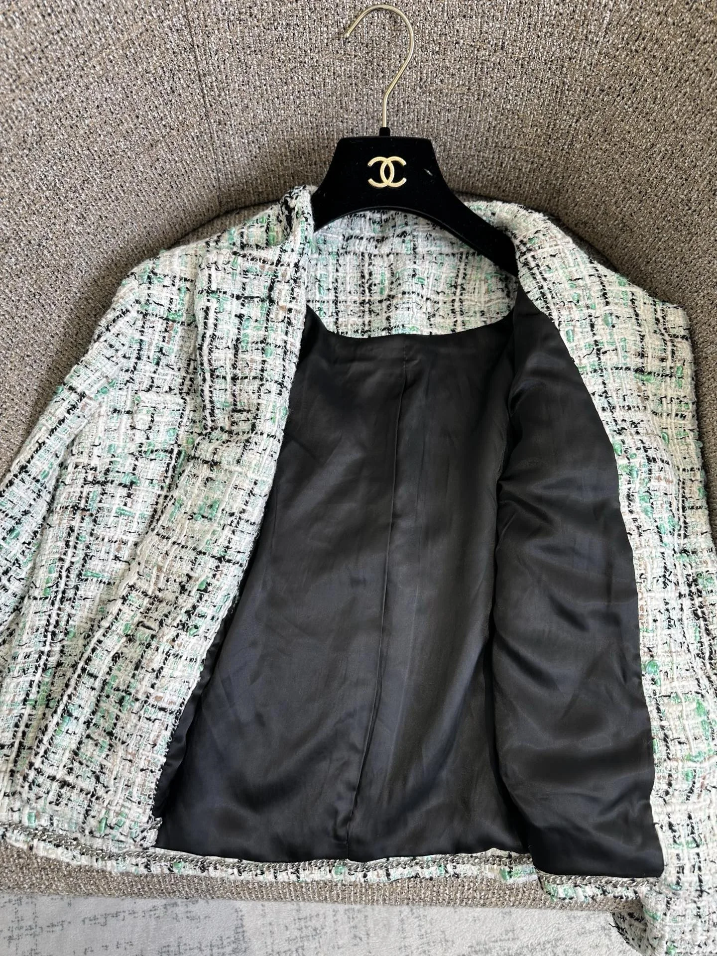 CHANEL Coats Tweed SML D65202608040377 - Image 6