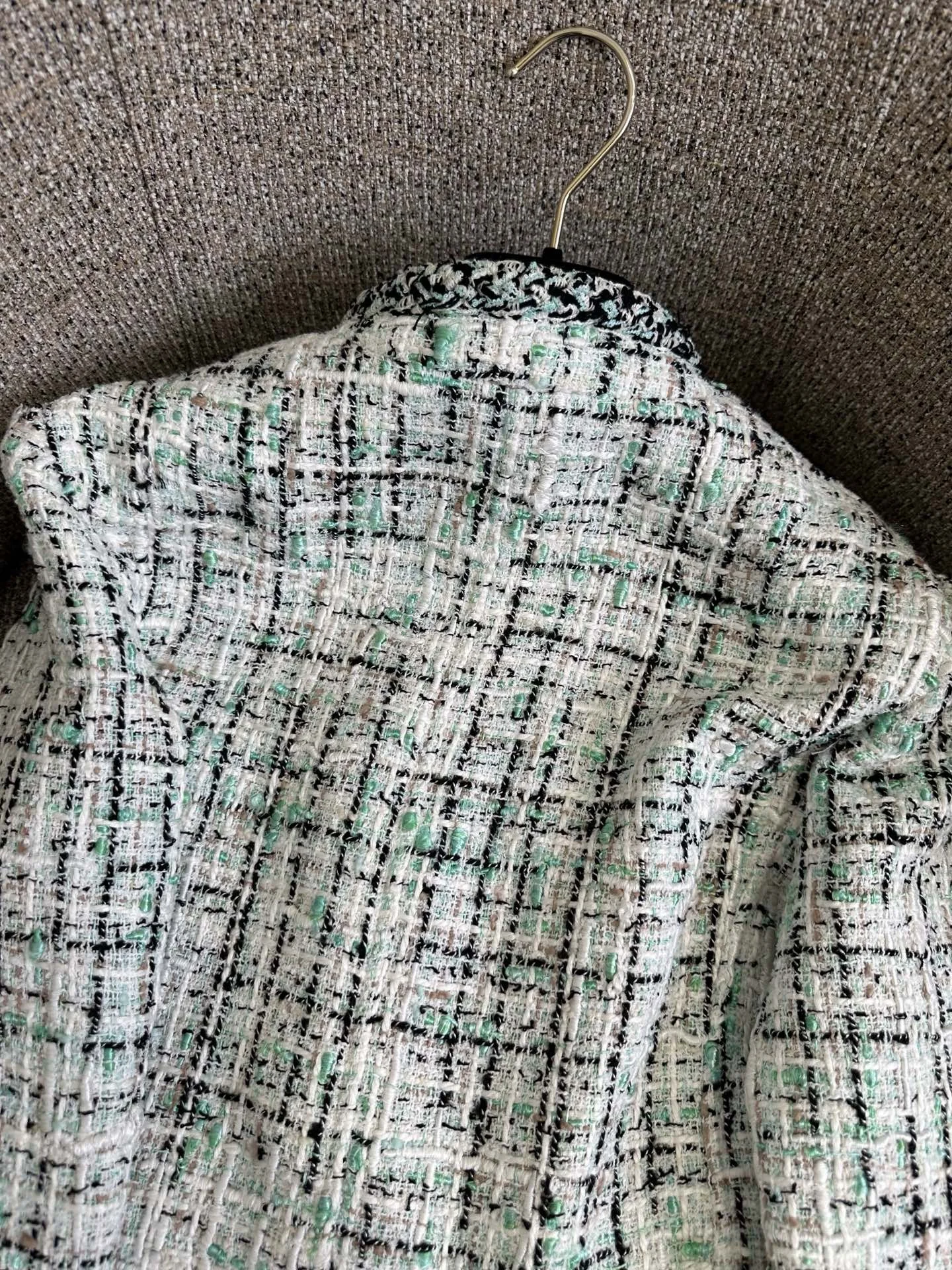 CHANEL Coats Tweed SML D65202608040377 - Image 8