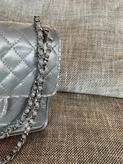 Alternative view of CHANEL Crossbody Bags (Blue-Gray-Silver) 26X11X23CM A120202608070796