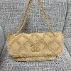 CHANEL Crossbody Bags Linen (Beige-Gold) 38X21X11CM I30202608071617