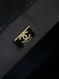 Alternative view of CHANEL Crossbody Bags Suede (Black-Gold) 17X24X7CM G00202608073266