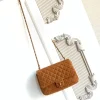 CHANEL Crossbody Bags Suede Leather (Brown-Gold) 17X24X7CM G00202608073262