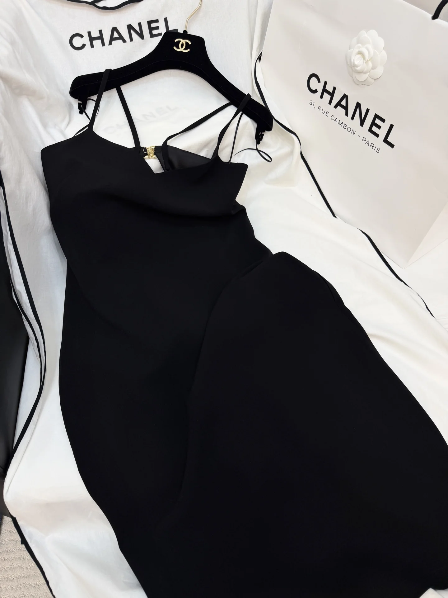 CHANEL Dresses Acetate Fabric One Size C40202608040280