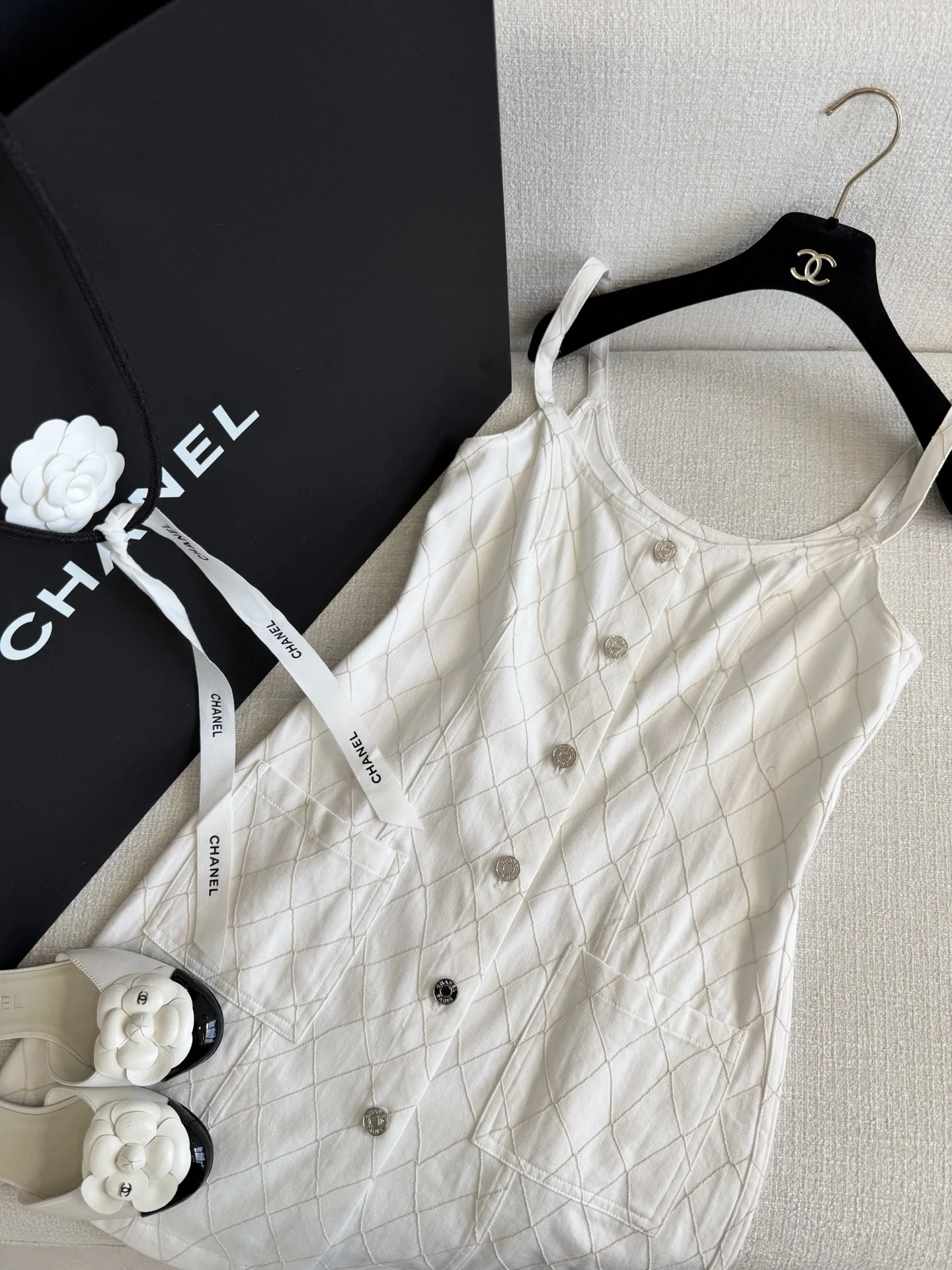 CHANEL Dresses Denim S-L C35202608042589