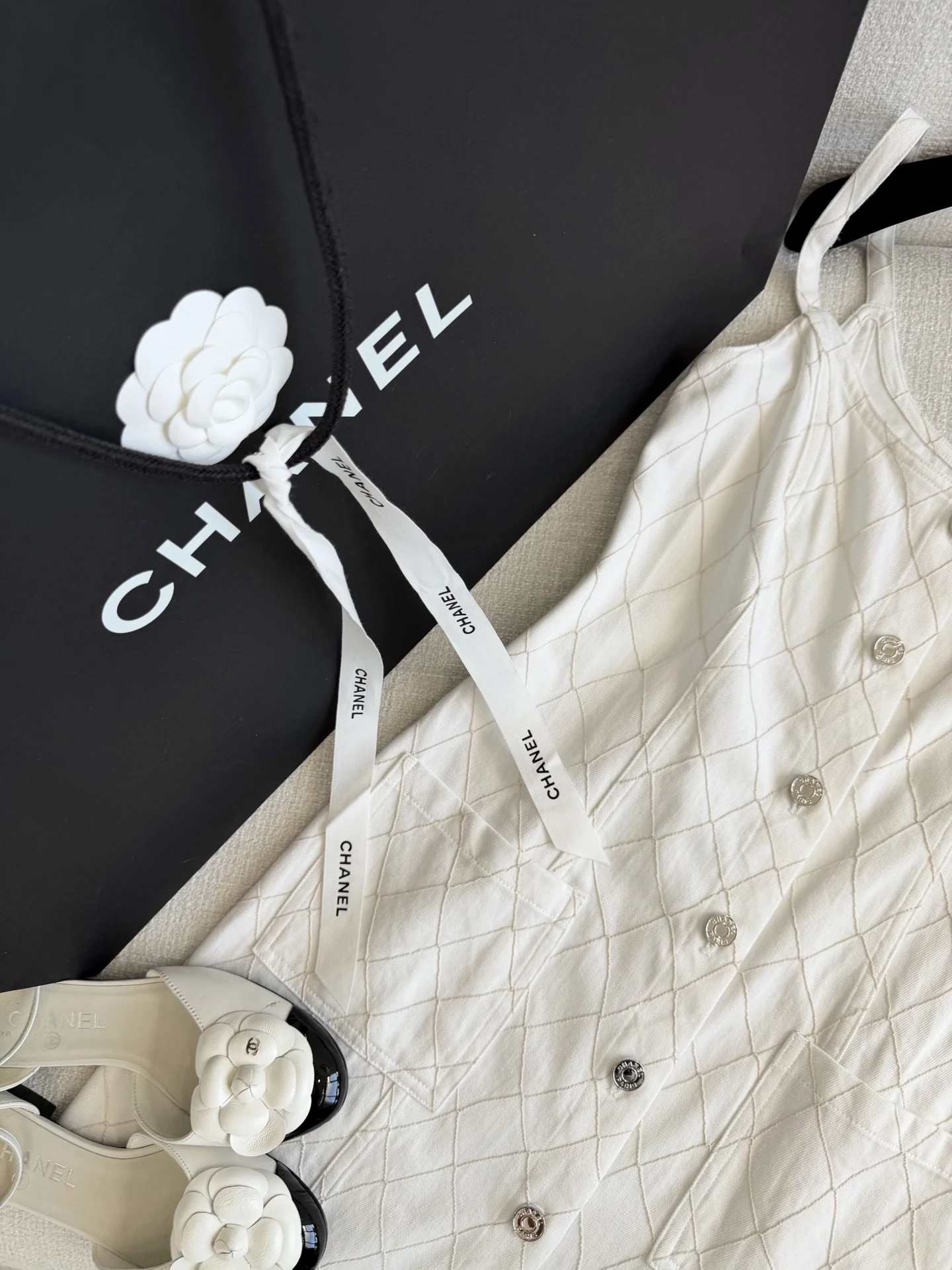 CHANEL Dresses Denim S-L C35202608042589 - Image 3