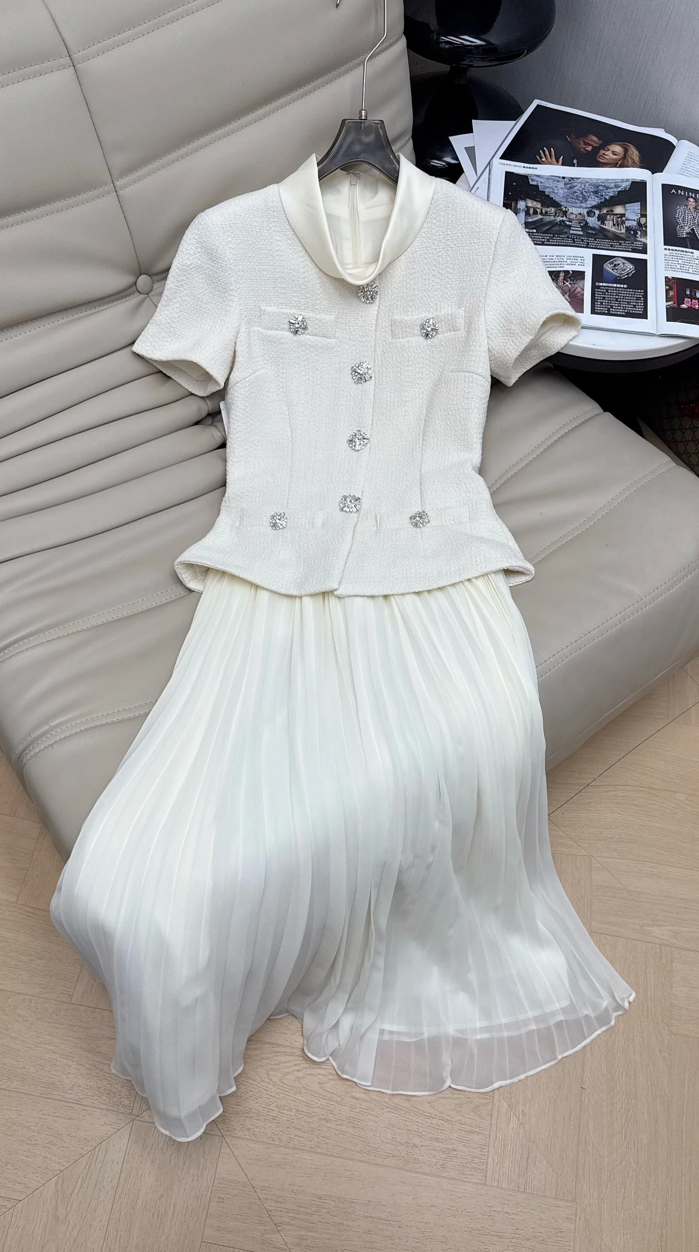 CHANEL Dresses Tweed S M L XL C45202608041381