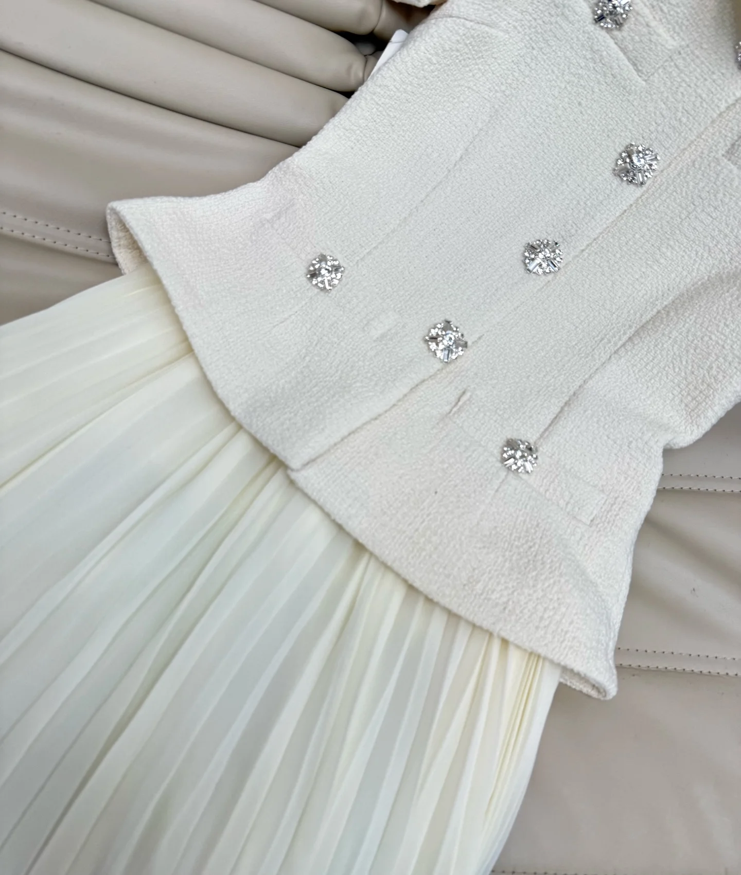 CHANEL Dresses Tweed S M L XL C45202608041381 - Image 6