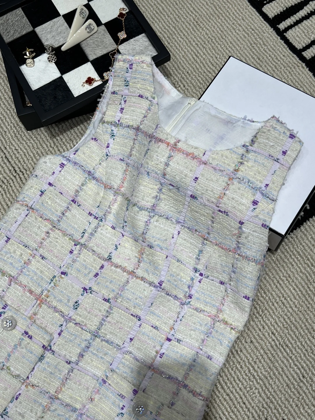 CHANEL Dresses Tweed SML C35202608041403 - Image 7