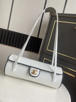 Alternative view of CHANEL Duffles Bags Caviar Leather (White-Black) 11X30X11CM F90202608071607