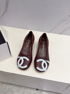 CHANEL Flats Lamb Leather EU35-40 B70202608030750