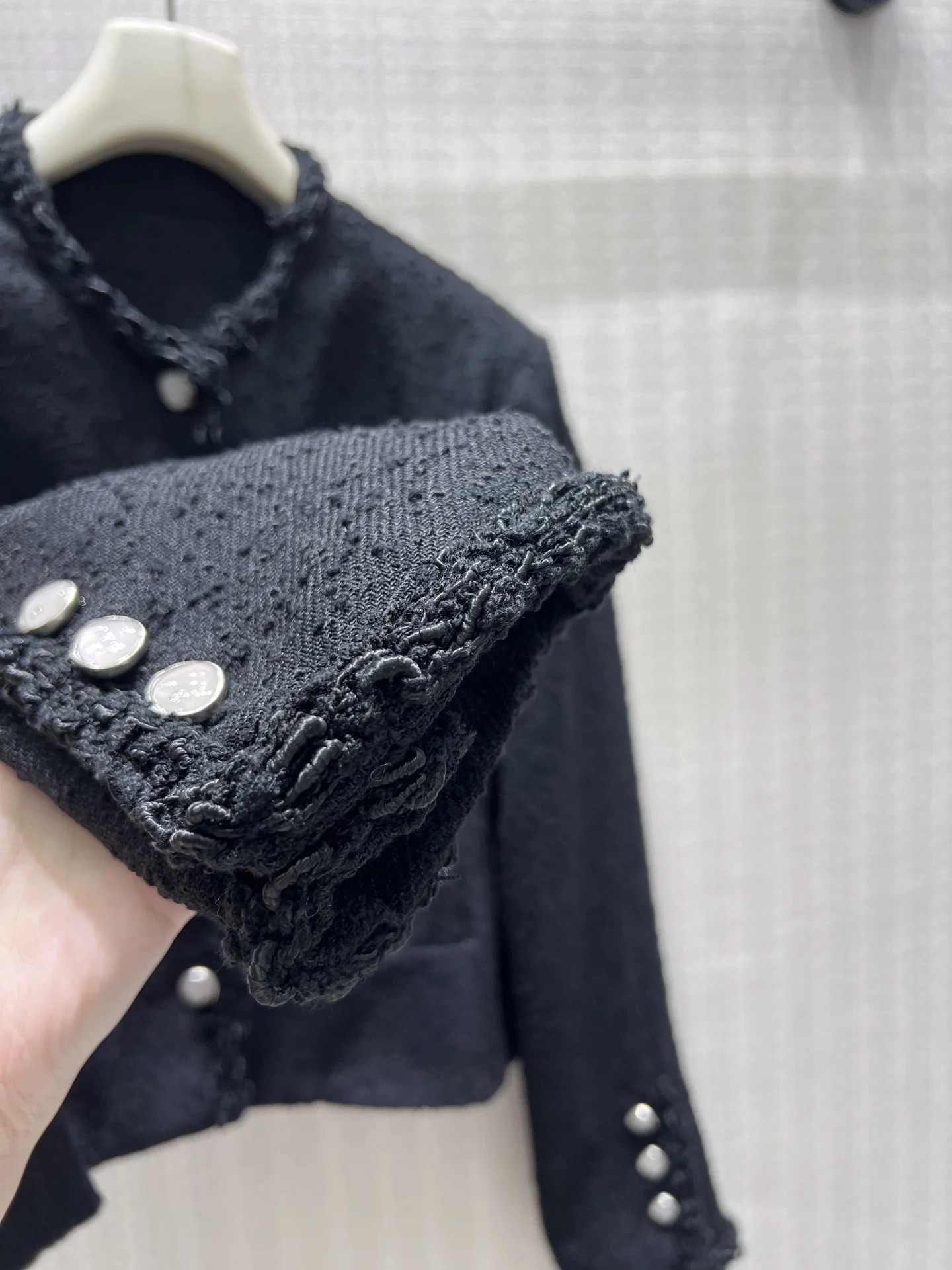 CHANEL Jackets Silk Tweed 36-40 F35202608042236 - Image 8