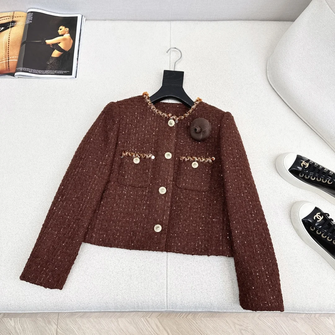CHANEL Jackets Tweed S-M-L C15202608040714