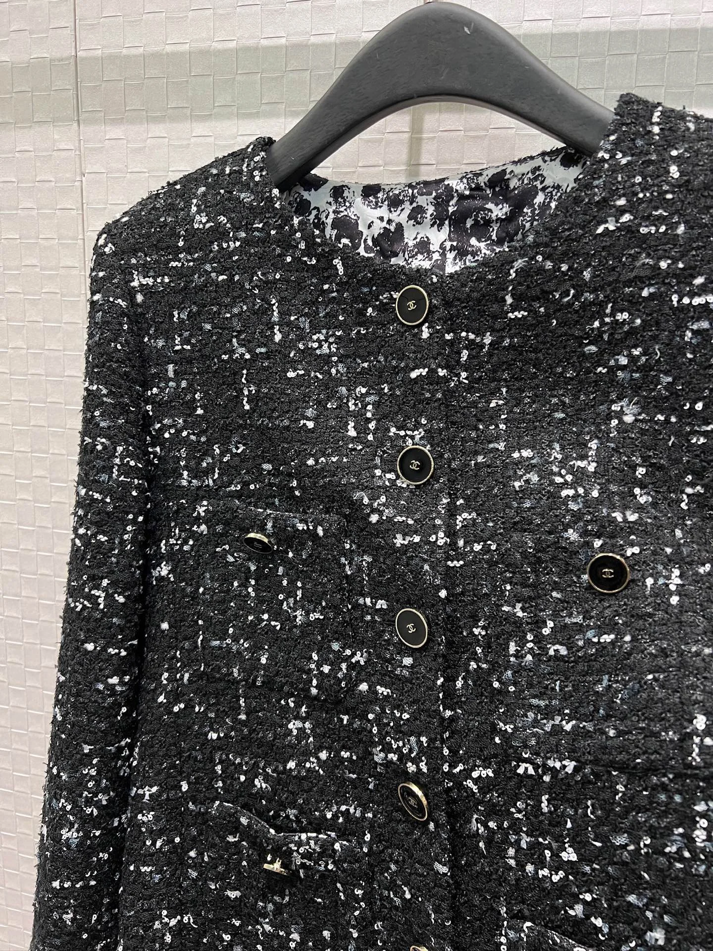 CHANEL Jackets Tweed Sequins S-M-L D10202608040979 - Image 3
