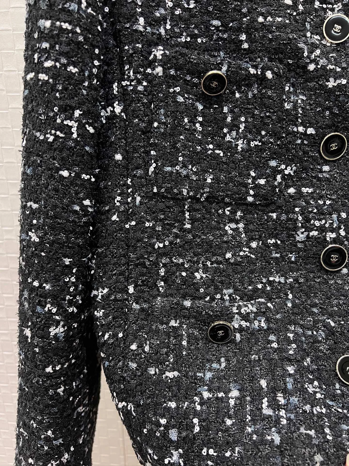 CHANEL Jackets Tweed Sequins S-M-L D10202608040979 - Image 4