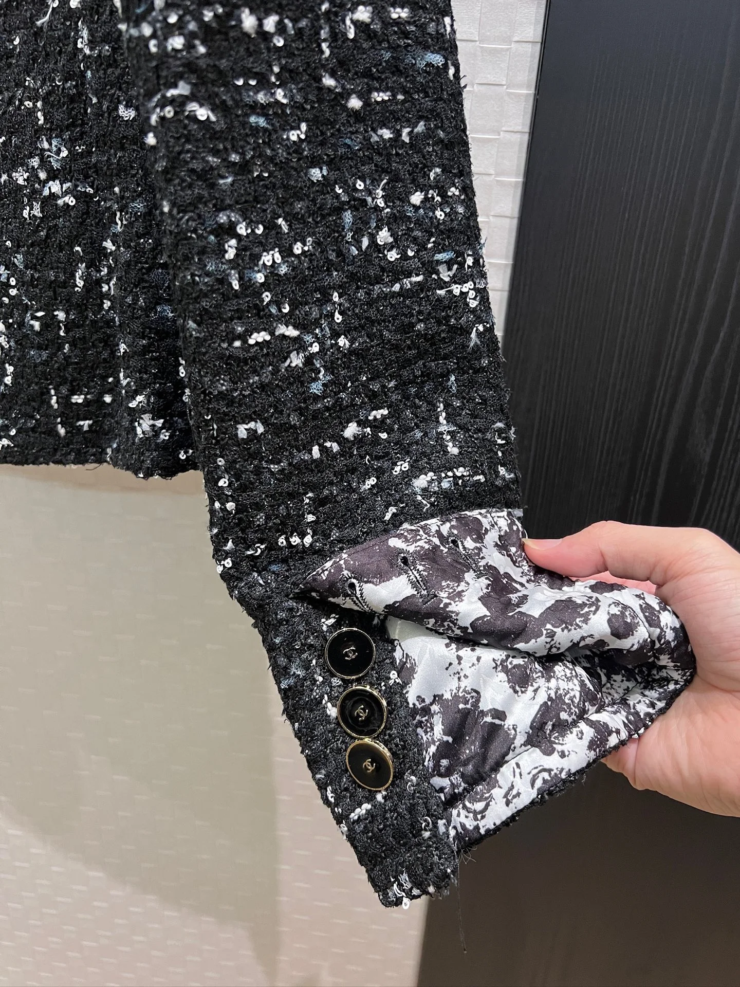 CHANEL Jackets Tweed Sequins S-M-L D10202608040979 - Image 9