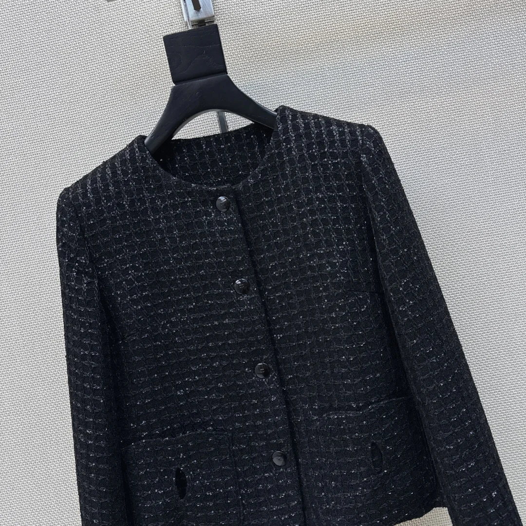 CHANEL Jackets Tweed Wool S-M-L C35202608040706 - Image 2