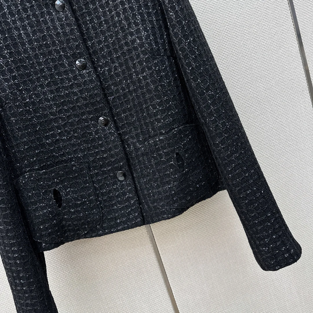 CHANEL Jackets Tweed Wool S-M-L C35202608040706 - Image 5
